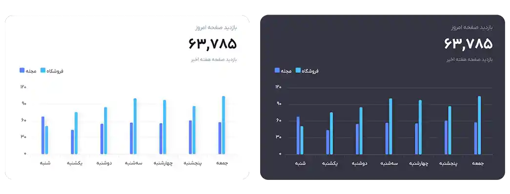 دارای حالت شب و روز